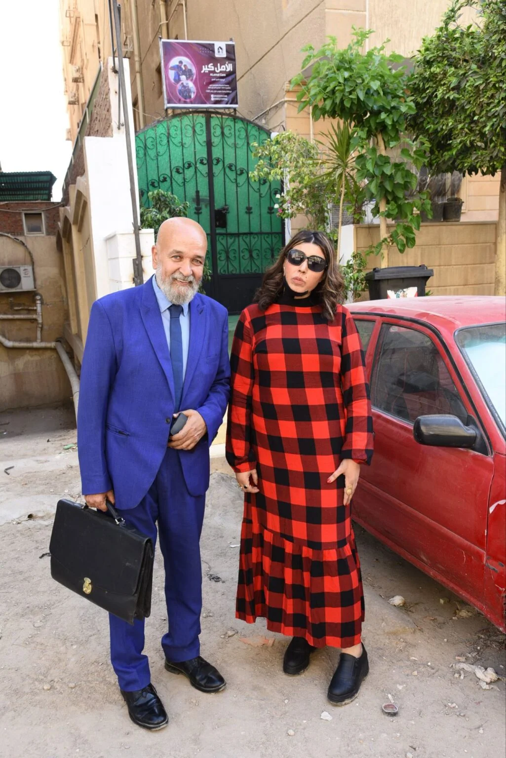 صورة 3 من زيارة الفنان طلعت الشريف لدار مسنين الامل كير بالمعادي